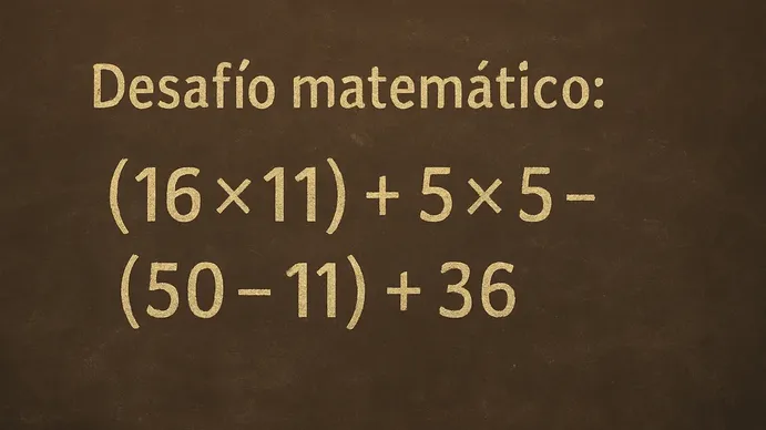 Desafío matemático: ¿en cuánto tiempo lográs resolverlo?