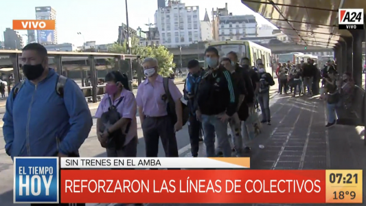 La Fraternidad rechazó la conciliación obligatoria y continúa el paro de trenes hasta la medianoche