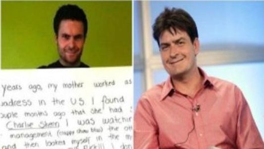 Le aparece hijo perdido a Charlie Sheen
