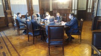 El ministro del Interior Wado de Pedro en reunión con la Cámara Nacional Electoral El ministro del Interior Wado de Pedro en reunión con la Cámara Nacional Electoral