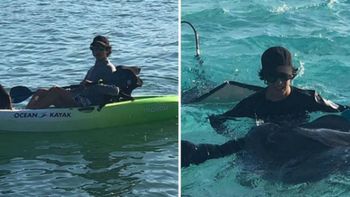 Tras la operación de tumor cerebral, Máximo Menem disfruta de los deportes acuáticos