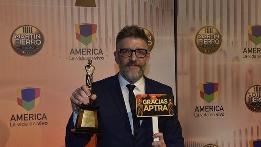 La palabra de Novaresio tras haber ganado el Martín Fierro de Oro: Es un año impactante