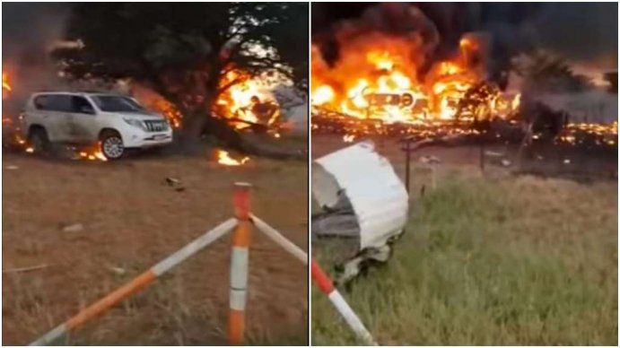 Robó y estrelló una avioneta para matar a su esposa