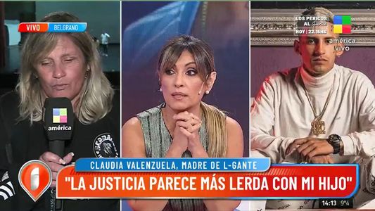 Claudia Valenzuela, entre la angustia y el enojo por la complicada situación judicial de L-Gante