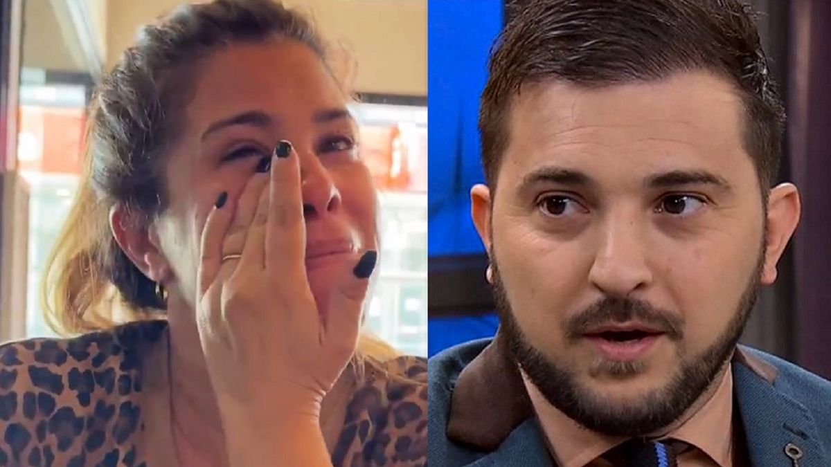 El video de Cecilia Insinga llorando desconsoladamente frente a Diego Brancatelli que generó preocupación