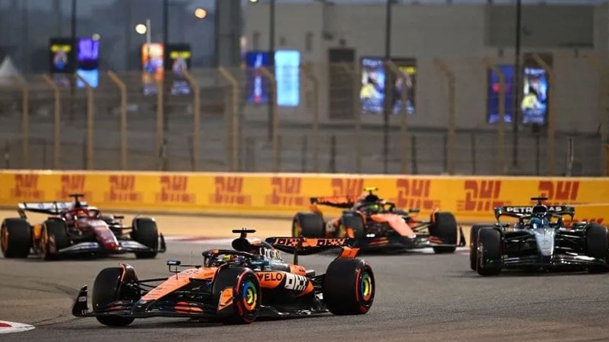 Fórmula 1:  Oscar Piastri ganó el Gran Premio de Bahréin en el circuito de Sakhir