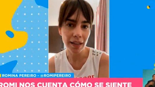 Romina Pereiro con COVID: El resto de mi familia no tiene síntomas
