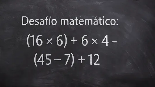 Desafío Matemático: este reto tiene su clave en los signos