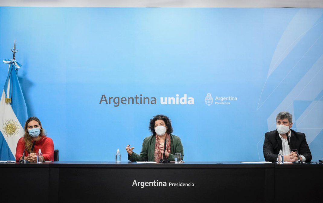 La ministra de Salud