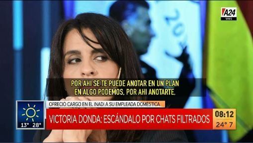 Se conoció el audio que compromete a Victoria Donda tras la denuncia de una ex empleada