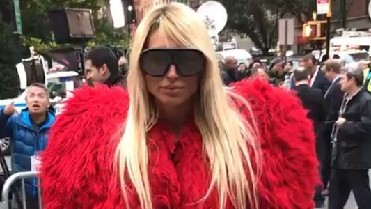 Vicky Xipolitakis se presentó en el lugar del atentado en Manhattan y en las redes la destrozaron