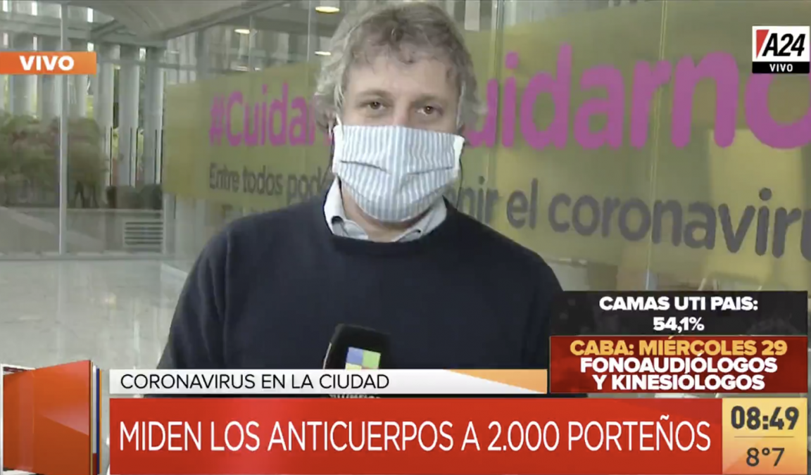 La Ciudad realizará testeos por coronavirus en 2000 domicilios porteños