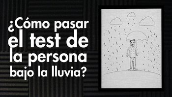 Atención entrevista de trabajo: forma correcta de dibujar el hombre bajo la lluvia