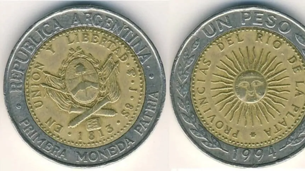 PAGAN U$S800.000 al suertudo propietario de esta moneda de 1 peso