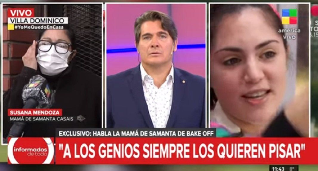 La mamá de Samanta, tras la polémica final de Bake Off: Con la plata iba hacer un curso de pastelería