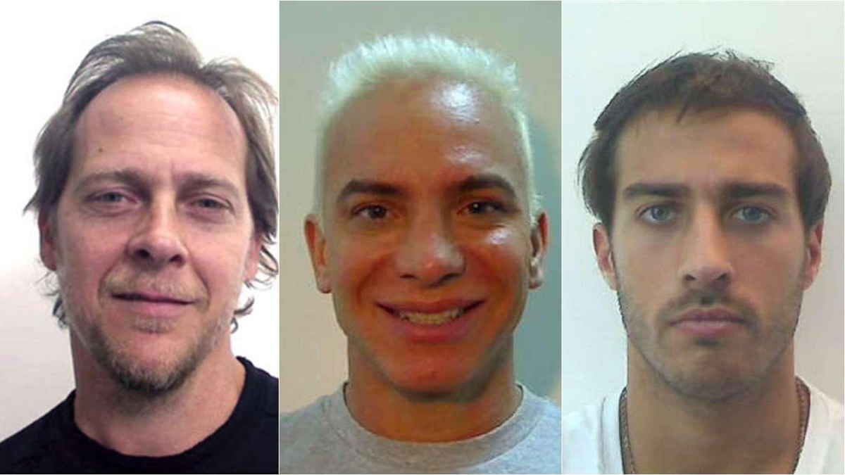 Matías Martín, Flavio Mendoza y Nicolás Francella.