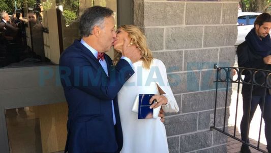 Las primeras imágenes del casamiento de Evelyn von Brocke