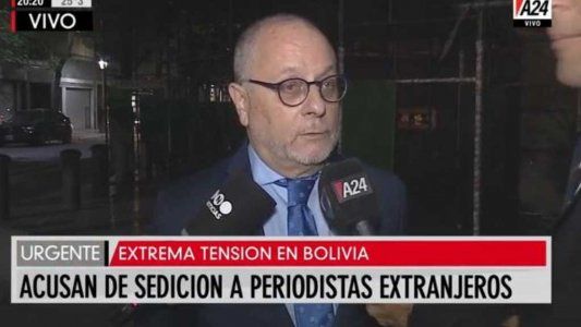 Faurie repudió duramente la medida contra periodistas en Bolivia y aseguró que ya están a resguardo