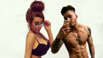 Lhoan anunció su separación de Charlotte Caniggia, con su rostro lastimado