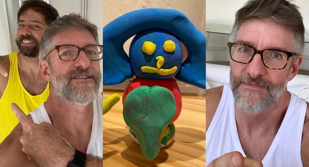 La nueva actividad de Luis Novaresio en cuarentena: presentó sus obras de “arte figurativo”