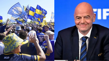 El sorpresivo elogio de Infantino al banderazo de Boca en Miami: Me encantó ver...