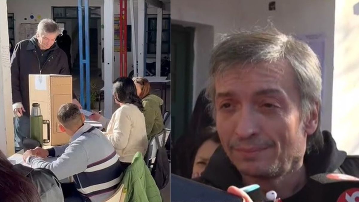 Máximo Kirchner en las Legislativas en PBA.