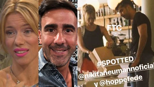 Nicole y Hoppe, muy cerquita en una... ¿reunión de trabajo?