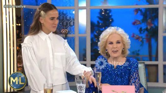 La aparición de Ámbar, la gran sorpresa a Mirtha Legrand en su vuelta a la televisión