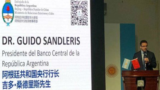 De China con amor: Sandleris confirmó que está casi cerrada nueva ampliación del swap por US$ 8700 millones