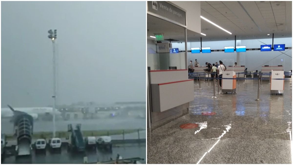 Por el fuerte temporal