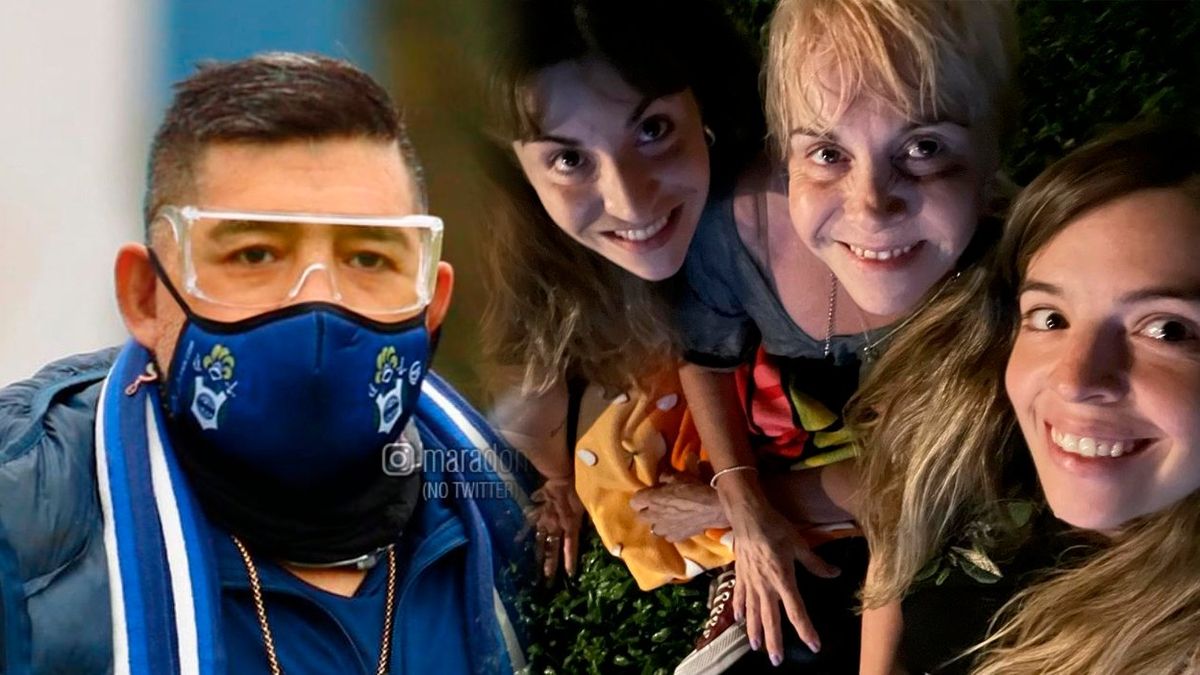 Diego Maradona y Dalma Maradona