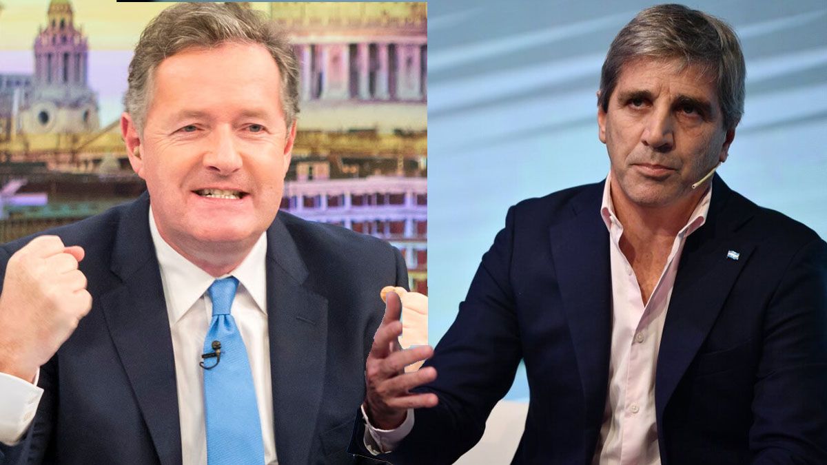 El ministro Luis Caputo le respondio a los duros comentarios de un polémico peeriodista inglés. (Foto: A24.com)