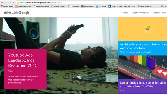Google reconoce a América TV como el medio más exitoso en su plataforma de videos