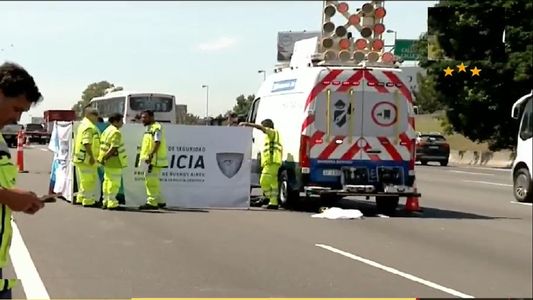 Un ladrón murió atropellado tras robar un celular y salir corriendo por la Panamericana para escapar