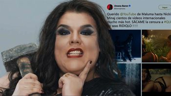 Costa, integrante del videoclip censurado de Jimena Barón: YouTube es un territorio ingrato