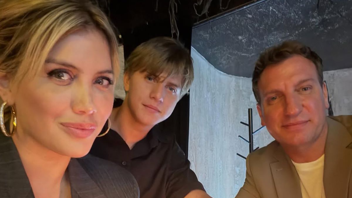 wanda nara, maxi lopez y valentino lopez