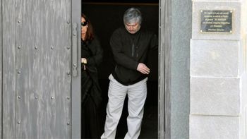 Cristina KIrchner y Lázaro Báez juntto a su hijo, Máximo. (Foto: archivo)