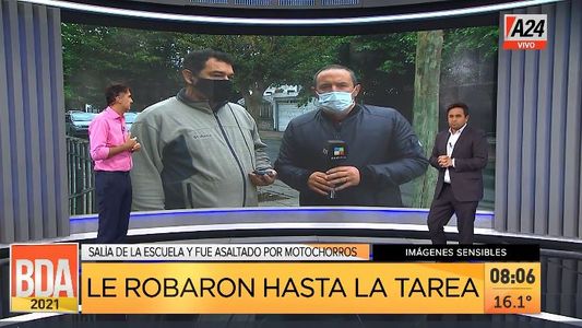 Robo en Ramos Mejía: No sos libre ni para ir a estudiar