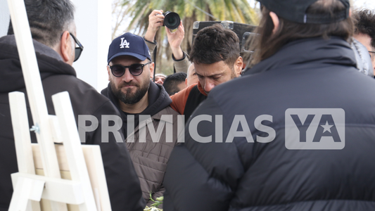 Conmoción en la despedida a Silvina Luna: las fotos de su hermano en el Panteón de Actores