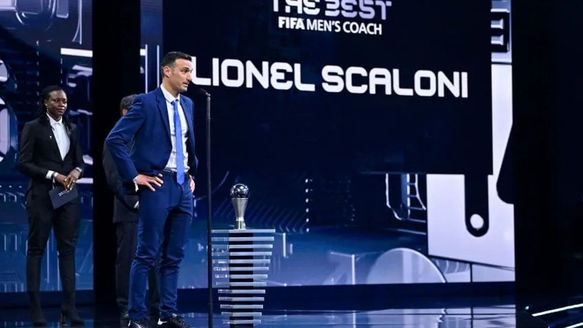 Premios The Best 2022: Lionel Scaloni Ganó El Premio A Mejor Entrenador ...