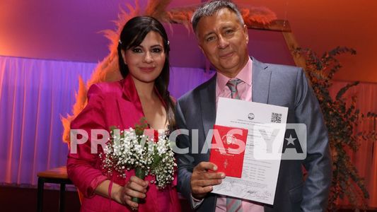 La intimidad del casamiento de Rolando Graña y Giselle Krüger: todas las fotos