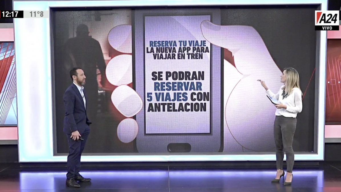 Paso a paso: cómo funciona la app para reservar un pasaje en tren
