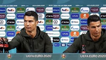 Cristiano Ronaldo, con un simple gesto, hizo que Coca-Cola pierda 4 mil millones de dólares