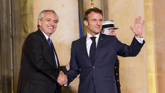 Alberto Fernández se reunió con Emmanuel Macron en Francia: Compartimos un ideario de un mundo en paz y en democracia