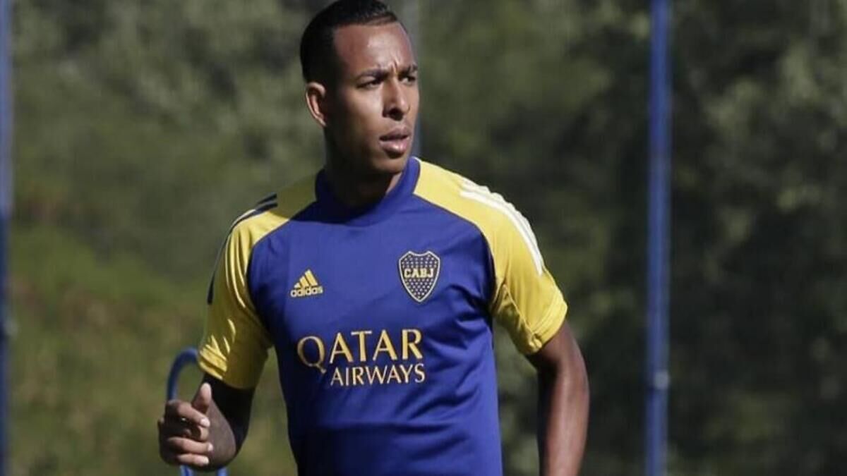 Sebastián Villa volvió a entrenarse a la par de sus compañeros.&nbsp;