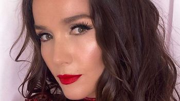 El terrible look rojo de Natalia Oreiro en los premios Platino