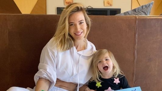 Emotivo mensaje de Jésica Cirio y Chloé a Martín Insaurralde por el día del padre