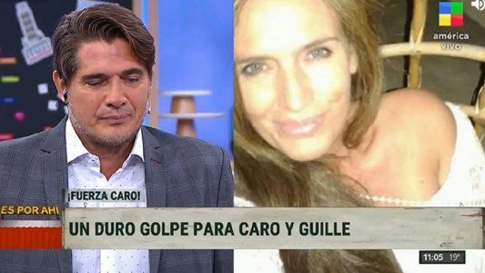 Guillermo Andino se quebró al hablar de la muerte de la hermana de Carolina Prat