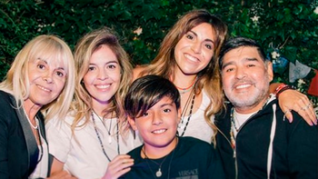 El reencuentro de Diego Maradona y Claudia Villafañe para sorprender a Gianinna