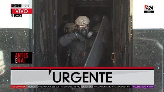 A24 en el operativo de seguridad por el “tirador de Balvanera”